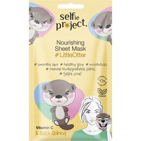 SELFIE PROJECT LittleOtter maschera nutriente in tessuto 1 pz.