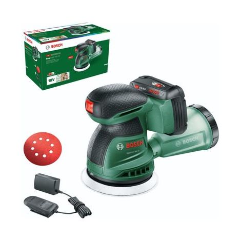 Bosch - 18V Akku-Exzenterschleifer EasyOrbit 18V-10, 1x 2,0 Ah Li-Ion Akku, Ladegerät 06033E4002 (1/5)