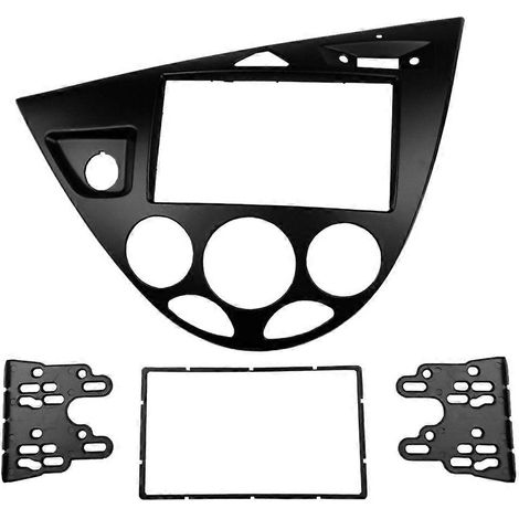 Façade d'autoradio 2 DIN pour Ford Focus/Fiesta, kit de garniture de panneau stéréo, cadre de façade, instructions de remontage pour conduite à gauche (1/5)