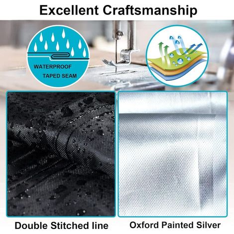 Ganzjahresabdeckung für Aufstellpools, schützende Poolabdeckung, runde Außenabdeckung für Whirlpools und Badewannen, ideal zur Sauberhaltung Ihres Pools (4,5 m, schwarz) (1/5)