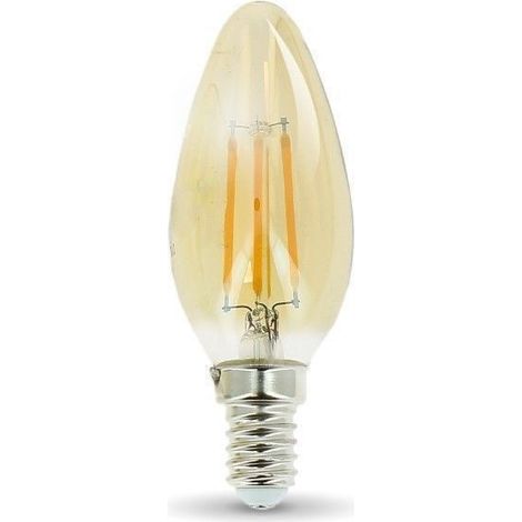 Ampoule E14 4W Eq 40Watts ambrée (1/4)