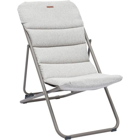 Chilienne de jardin empilable pliable Nillia café - Hespéride