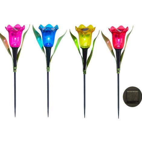 Lampada solare tulipano led giocoplast natale - 62623304 (1/2)