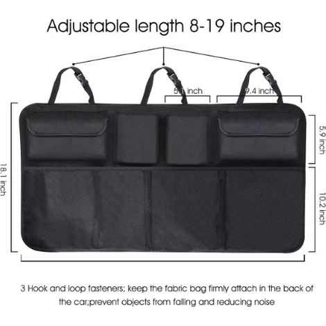 Rangement Coffre De Voiture, Organisateur Coffre Voiture, convient pour SUV, MPV (1/5)