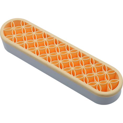 Organisateur de bureau, porte-pinceaux de maquillage en silicone, boîte de rangement pour cosmétiques, support pour pinceaux de maquillage, porte-stylos de peinture pour ranger et organiser vos produi