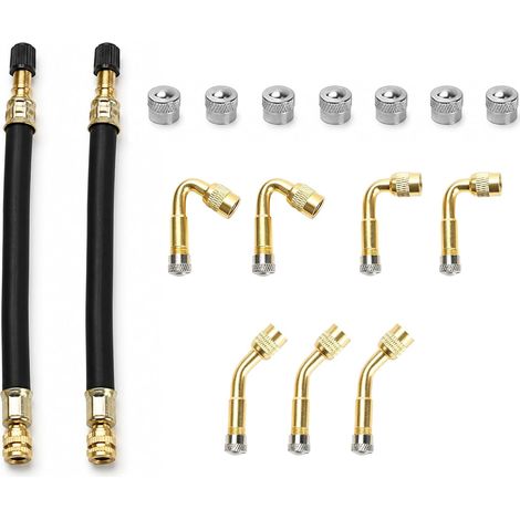 17 x Car / Bicycle Valve Adapters and Extensions (1/5)