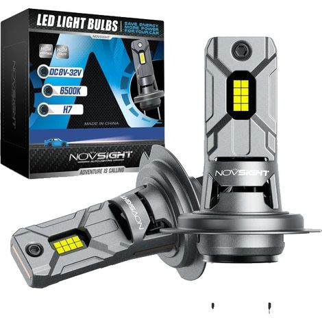 Bombillas LED para faros delanteros, alto flujo luminoso, fácil instalación, N64, H7 (1/2)