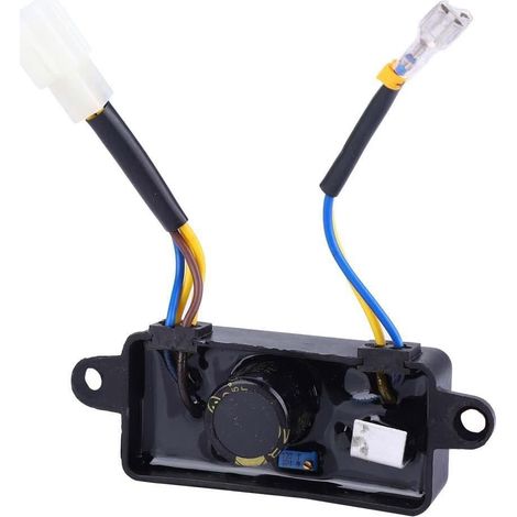 220μF 250V Régulateur de Tension AVR, Régulateur de Tension Automatique de Générateur, AVR Automatique Redresseur Monophasé Stabilisateur universel Pièces de Rechange pour générateur 1-3 kW (1/5)