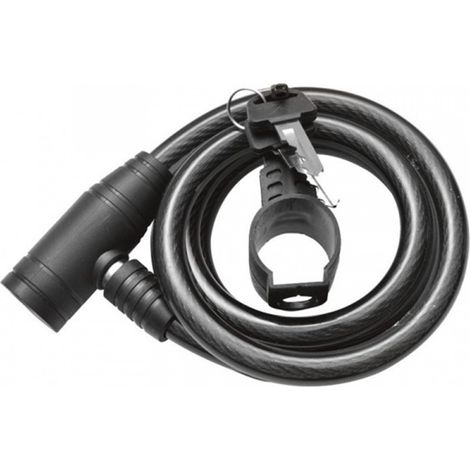 Diebstahlsicheres Spiralfahrradkabel 150 cm x 6 mm a-1320100 arregui