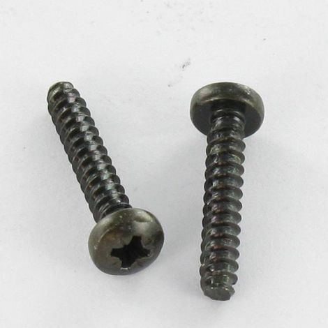 Vis tôle tête cylindrique bombée large Pozi 3.5X6.5 Acier zingué noir Sans pointe-200 pièces