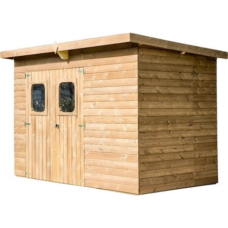 Casetta da Giardino Theora in legno termoriscaldato 19mm 316x180 Senza Pavimento