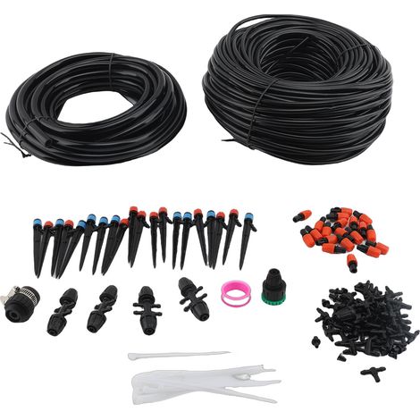 PVC-Tropfbewässerungssystem-Set, einstellbarer automatischer Regner für Garten, Gewächshaus und Rasen. (1/5)