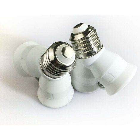 E27 2-in-1 Socket Converter 2-adapter base for LED, incandescent and CFL bulbs [Energy Class A+] (1/4)