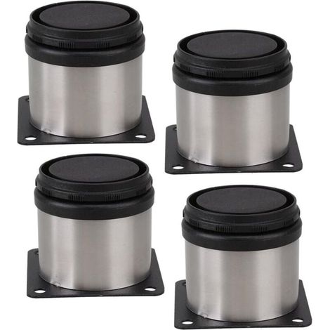 Pieds réglables - pieds de meubles - pieds de table - pieds de meubles - hauteur réglable 0-15 mm - 4 pièces - hauteur 50 mm (1/4)