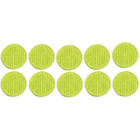 Filiyano-Lingettes de rechange pour nettoyeur vapeur Steam Twister - 10 lingettes en microfibre pour balai vapeur Steam Twister - Pour tous types de (1/5)
