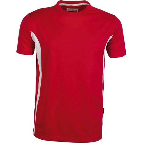 Maglietta sportiva Penduick traspirante Rosso / Bianco XXL