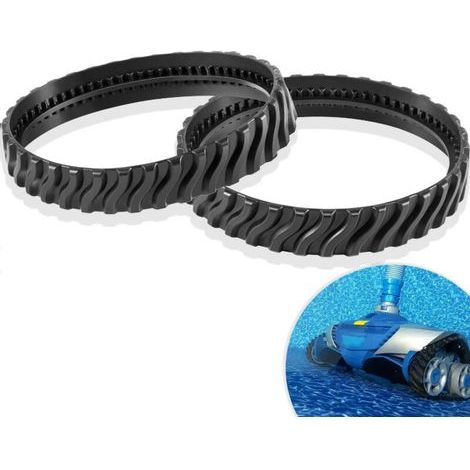 2 cingoli adattabili per Zodiac MX6 MX8 MX9, pneumatici per robot pulitore per piscine Barracuda R0526100 (1/4)