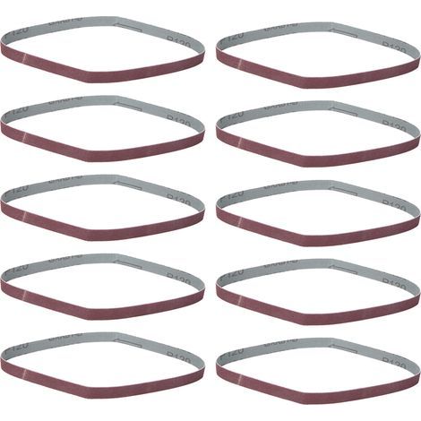 Ortviai Bande abrasive circulaire 457 x 13 mm, oxyde d'aluminium GXK51-B (grain 120), lot de 10 (1/5)