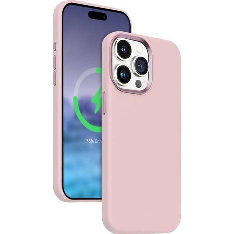 CUSTODIA PER APPLE IPHONE 12 PRO MAX SILICONE ROSA RIGIDA RESISTENTE (1/3)