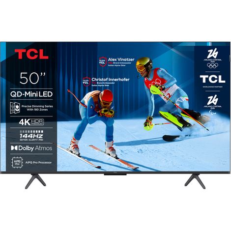 Tcl C6K Serie Smart TV QD-MiniLED 4K 50” 50C6K, 144Hz, Dolby Vision IQ & Atmos, Google TV