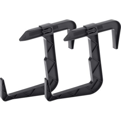 Support pour jardinière de Balcon Support de jardinière Accessoires pour Balcon Accessoires extérieurs en Plastique léger Stable Plusieurs Couleurs (1/2)