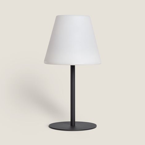 LED Solar Tischlampe Außen aus Metall Larso 3000K Warmweiß (1/5)