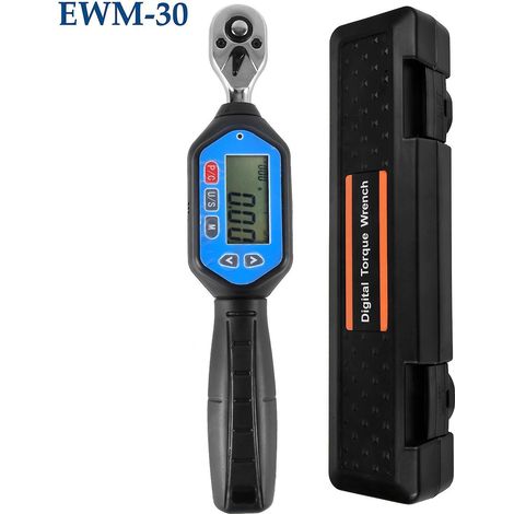 EWM-100 Digitaler Drehmomentschlüssel, 1/2"-Vierkantantrieb, max. 73,7 ft-lb Drehmoment, Genauigkeit ±2 %, mit akustischem Signal und LED-Anzeige