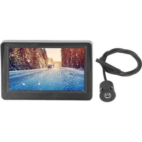 Rückfahrkamera-Set mit 4,3-Zoll-Monitor, wasserdicht, mit Nachtsichtfunktion, für Wohnmobile und Anhänger