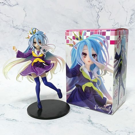 NO GAME NO LIFE dance academy white cat ear uniform ver Crown hand-made desktop ornaments (1/5)