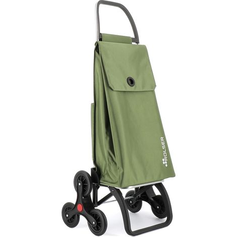 Carro ROLSER Akanto subescaleras 6 ruedas MF6 color kaki