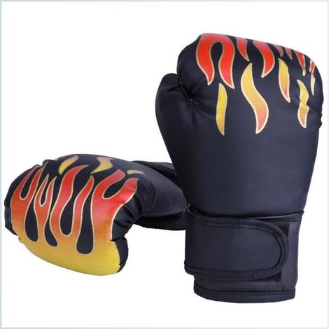 Gants de boxe Enfant - Boxe Combat - PU Rembourrés - Ajustement Auto-agrippant - Conception Ergonomique (1/4)