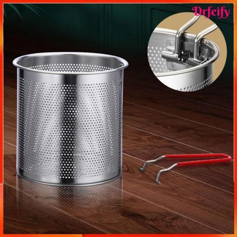 Poêle à frire - - Mini - Inox 304 - Passoire intégrée - Compatible gaz (1/5)