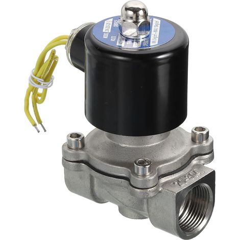 Electrovanne Electrique En Acier Inoxydable 3/4" NPT 110V AC (1/4)