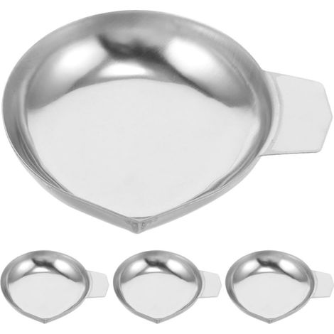 Plateau de Pesée en Acier Inoxydable 4pcs pour Balance à Bijoux, Surface Lisse et Résistante la Corrosion, pour Peser des Pierres Précieuses (1/5)