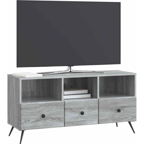 Maison Exclusive - Mobile TV Grigio Sonoma 102 x 34,5 x 50 cm Legno ingegnerizzato