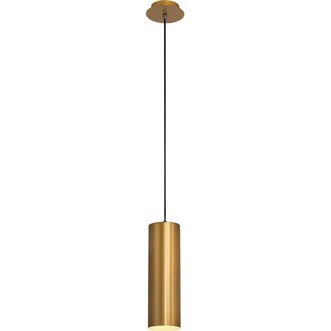 Plafonnier à LED à intensité variable Suspension pour le salon bar Lampe de plafond dans Design Exclusif Roue Matière Aluminium/Acier E27 Ampoule classe d'efficacité énergétique A + + électronique or (1/5)
