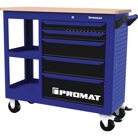 Banco da lavoro mobile TREND esterno B1134xP499xH1039mm cassetto 5 35kg 400kg PROMAT