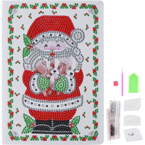 Cahier de peinture diamant DIY Noël Père Noël, kit de décoration artisanale (1/5)