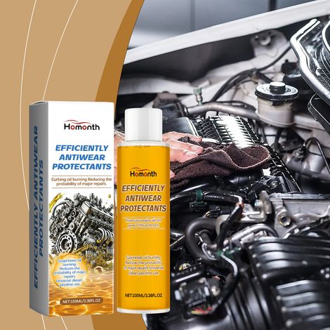 Engine anti-wear protectant, engine break-in protectant, engine maintenance oil additive -- 100ml (1/5)