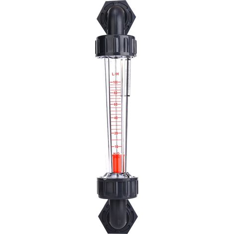 Débitmètre coudé LZS-15W pour liquides, tube en plastique ABS, débitmètre d'eau 10-100 L/h, filetage mâle ZG1/2 - NPT1/2 (1/5)