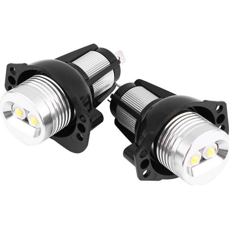 Aramox Lumière LED pour LED Angel Eye, 2pcs 12W Anti- Angel Eyes Halo Ring Marker Light pour E90 E91 05‑08 lampes automatiques (1/5)