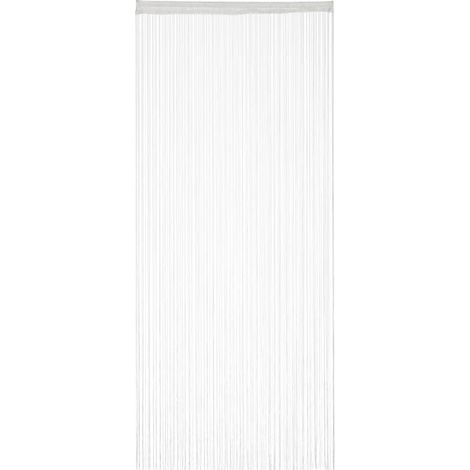 Rideau à cordes blanc (1/5)