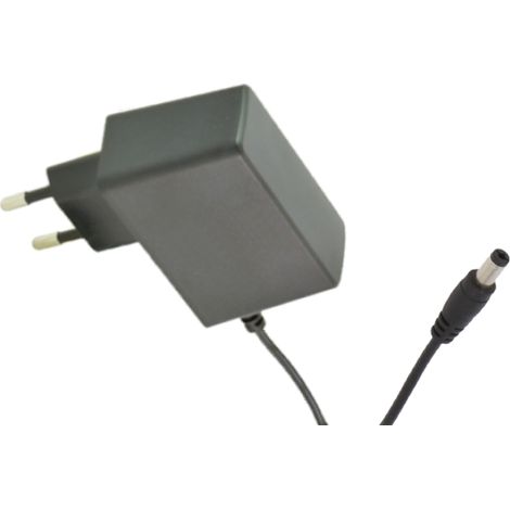 POSC05300A: POSC Netzteil 5V/3A/15W, schwarzer Adapter, Netzanschluss: CEE 7/16, Stecker 2,1x5,5 mm (gerade)