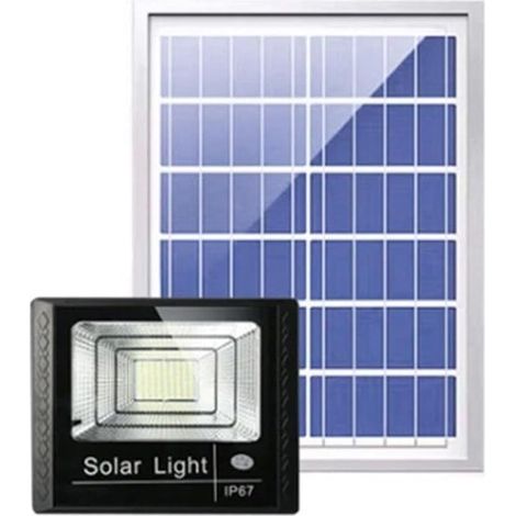 Projecteurs LED d'extérieur, 300W LED Lumières D'inondation Solaires Extérieures IP67 Étanche 353 LED Marche/arrêt Automatique Avec Télécommande For Cour Jardin Chemin Patio pour cour, parking, patio, (1/5)