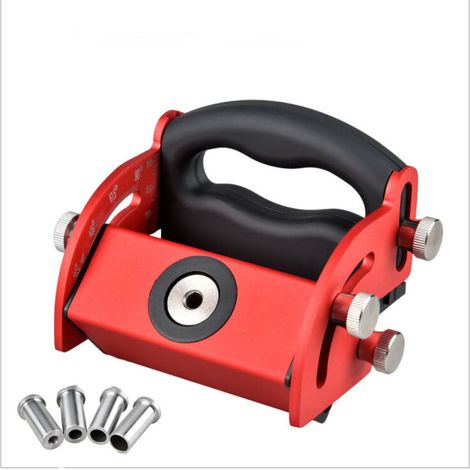 royaluxe - Fixations pour le travail du bois Outils d'angle pour le travail du bois Fixations pour trous de poche pour le travail du bois Fixations pour trous inclinés de 6/8/10/12 mm Embouts à vis Ki (1/4)