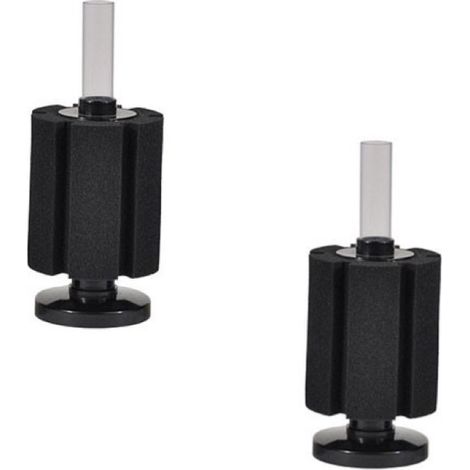 Lot de 2 Filtres à air sur mousse E 103 pour aquarium de 100 - 125 litres (1/5)
