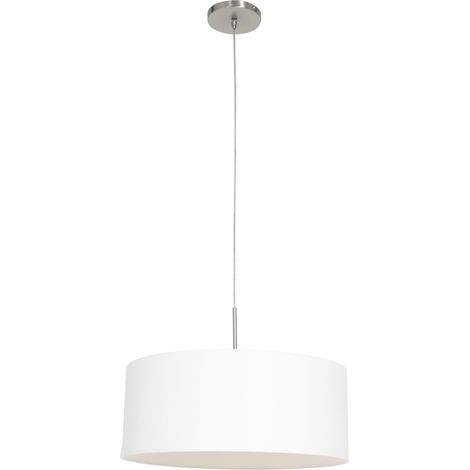 Suspension - blanc - Sparkled Light - métal textile - Ø 50cm - (1/7)