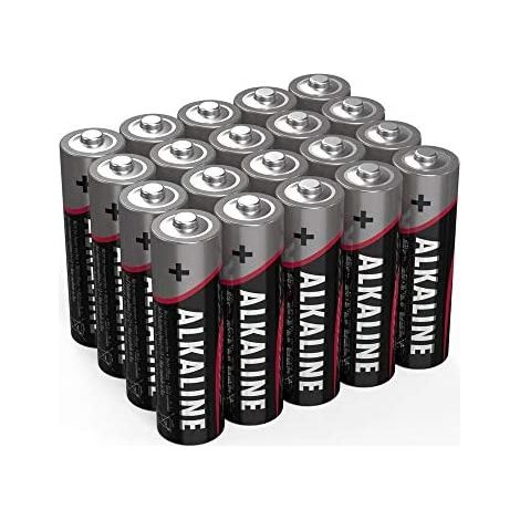 Lote de 20 pilas alcalinas 1,5 V AA / LR6. (1/3)