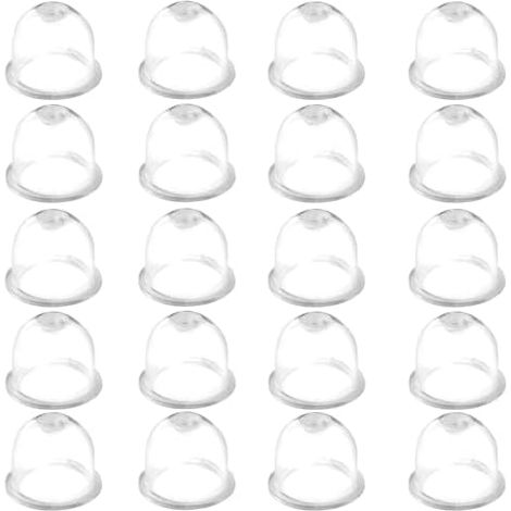 20 Pièces Poire Amorcage 19mm, Pompe d'Amorce Carburateur, Transparente Tasse D'huile de pour Tondeuse, Débroussailleuse et Souffleur - (1/5)