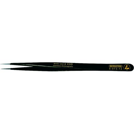 Bernstein Tools for Electronics 5-073-13 SMD-Pinzette SS SA-ESD Super-spitz, schmal 140 mm